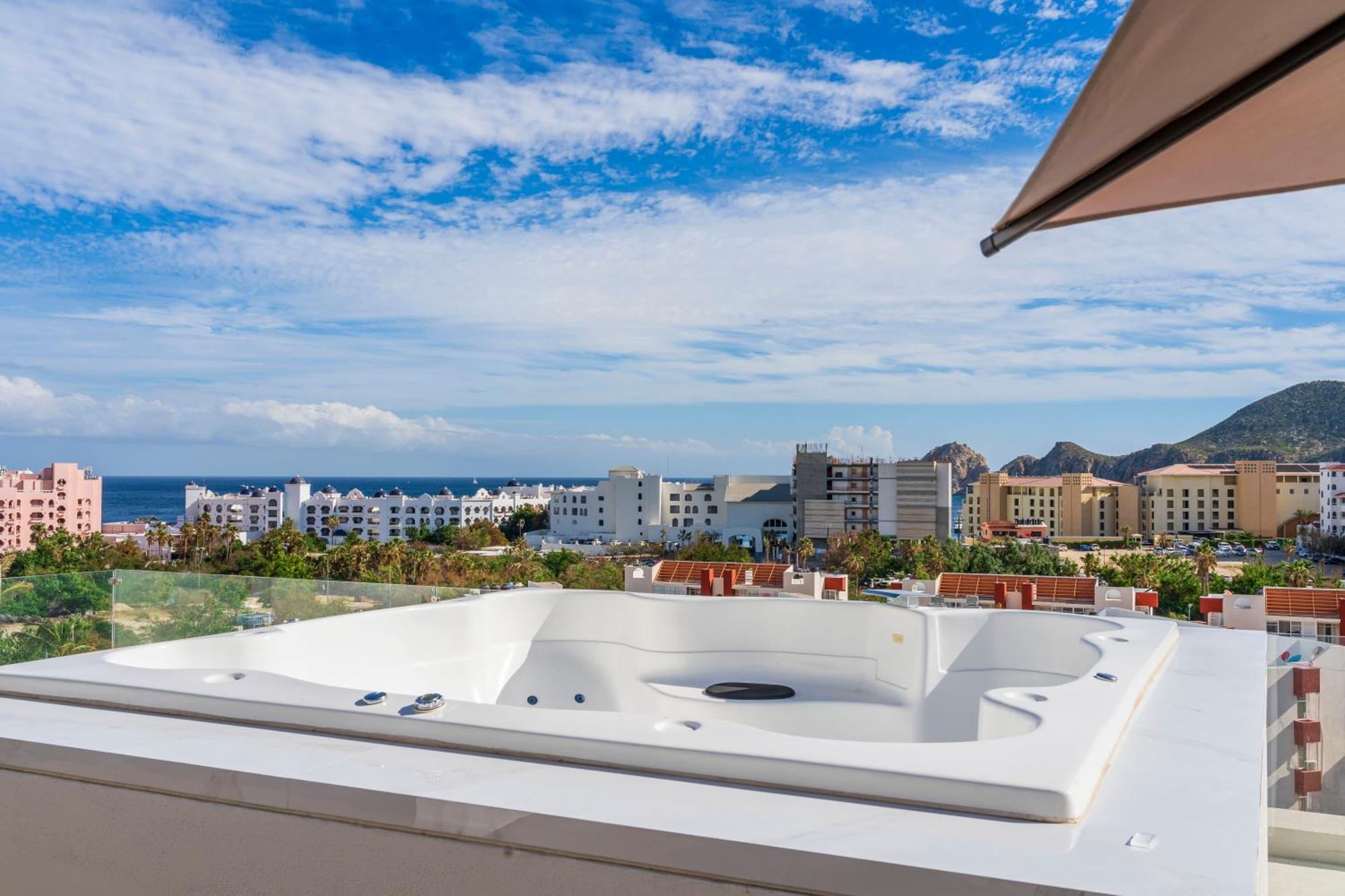 Luxury Apartment With Pool And Jacuzzi On Terrace In Medano Cabo San Lucas Extérieur photo